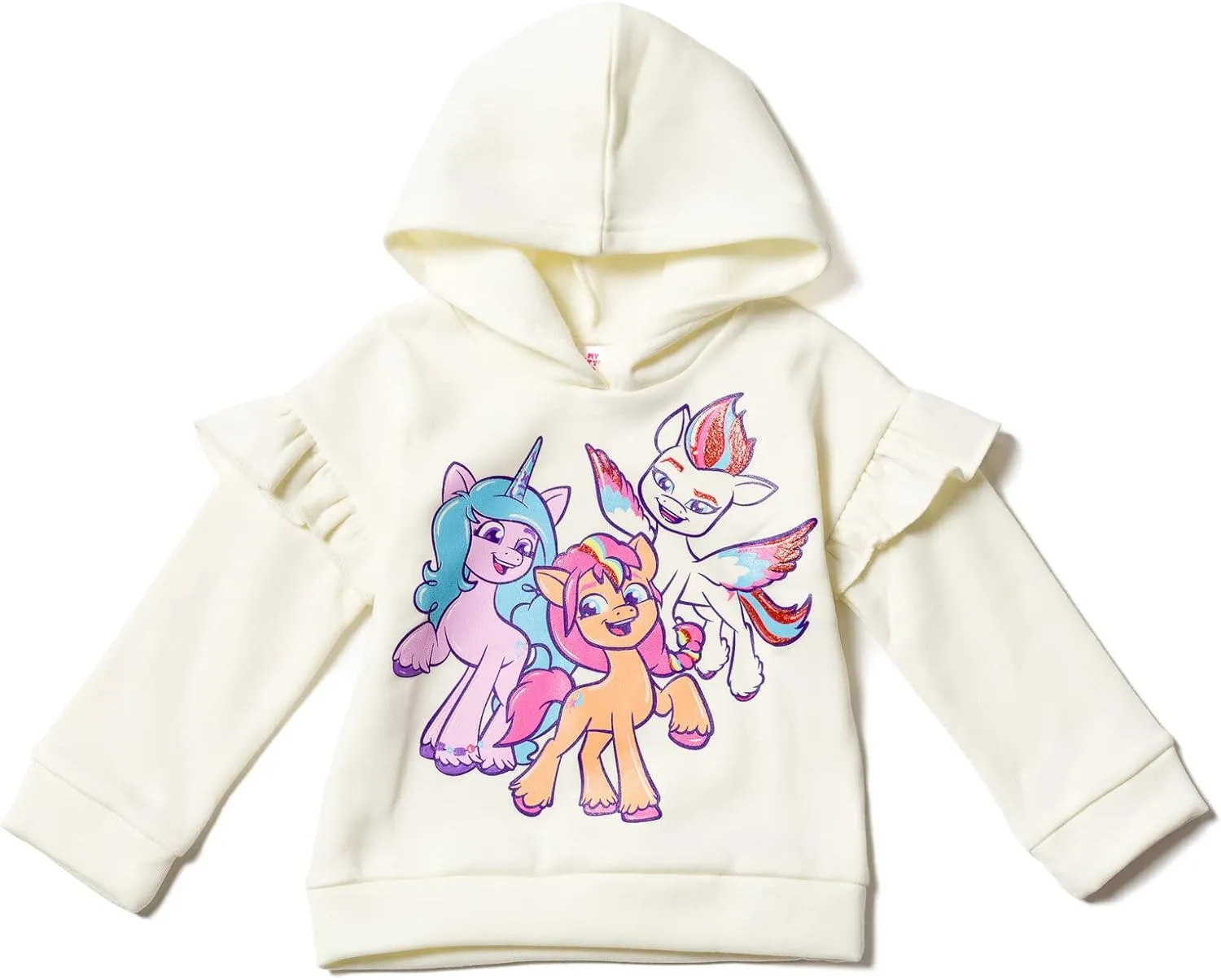 My Little Pony Zipp Storm Sunny Starscout Izzy Moonbow Girls Pullover Fleece Hoodie & Leggings Outfit Set Toddler to Big Kid