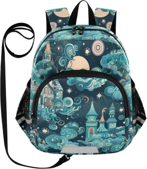 Night Sky with Fairy Little Kid Toddler Backpack Baby Boys Girls Kindergarten Pre School Bags Cute Cartoon Backpacks for children