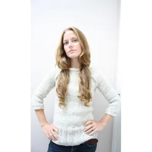 Oatmeal Pullover Knitting  Pattern