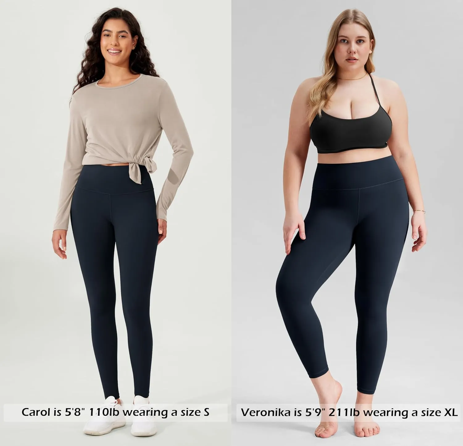 ODODOS Women's High Waist Workout Leggings Tummy Control Yoga Pants - 25" / 28" Inseam, ODLEX Fabric-Stretch, Squat Proof