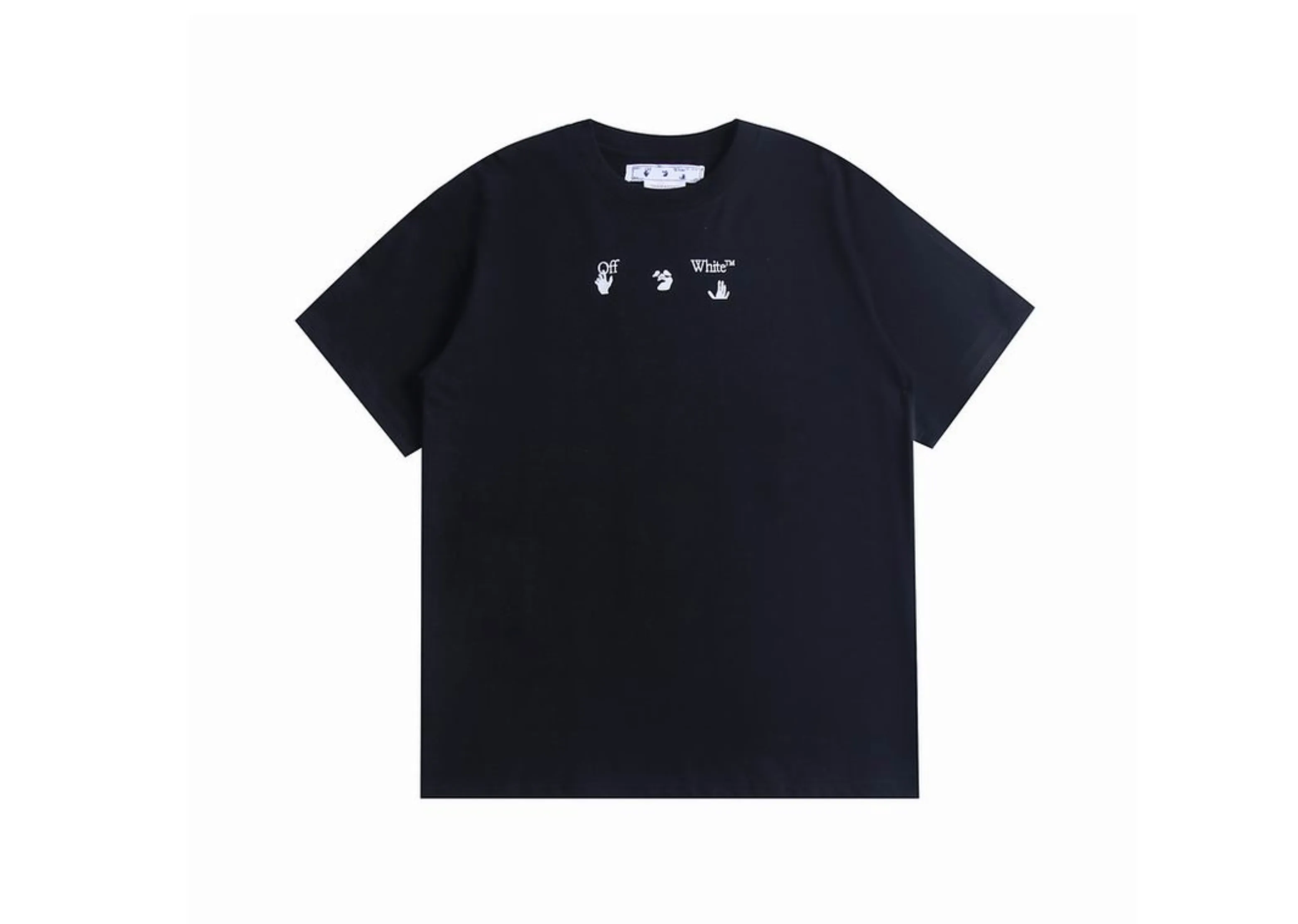 Off-White - Printed 'Graffiti' Black T-Shirt