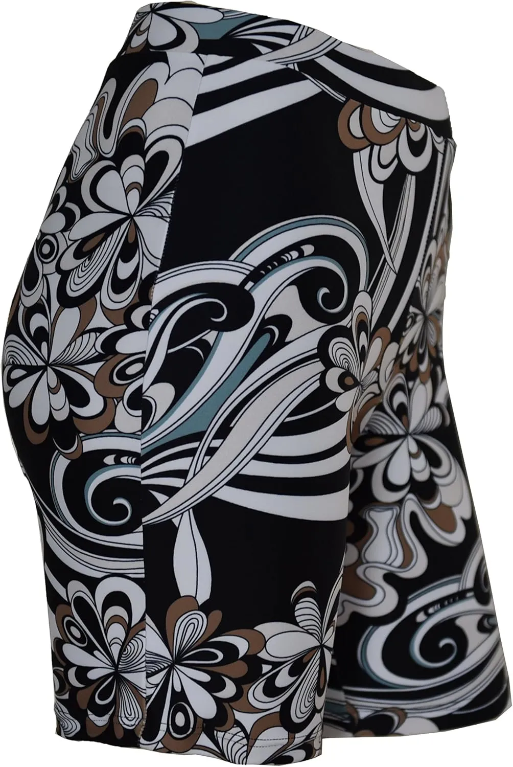 Private Island Women UPF 50  Skinny Beach Board Shorts Swimsuit Hot Pants Bathing Swim Rash Guard Bottom (YSP)
