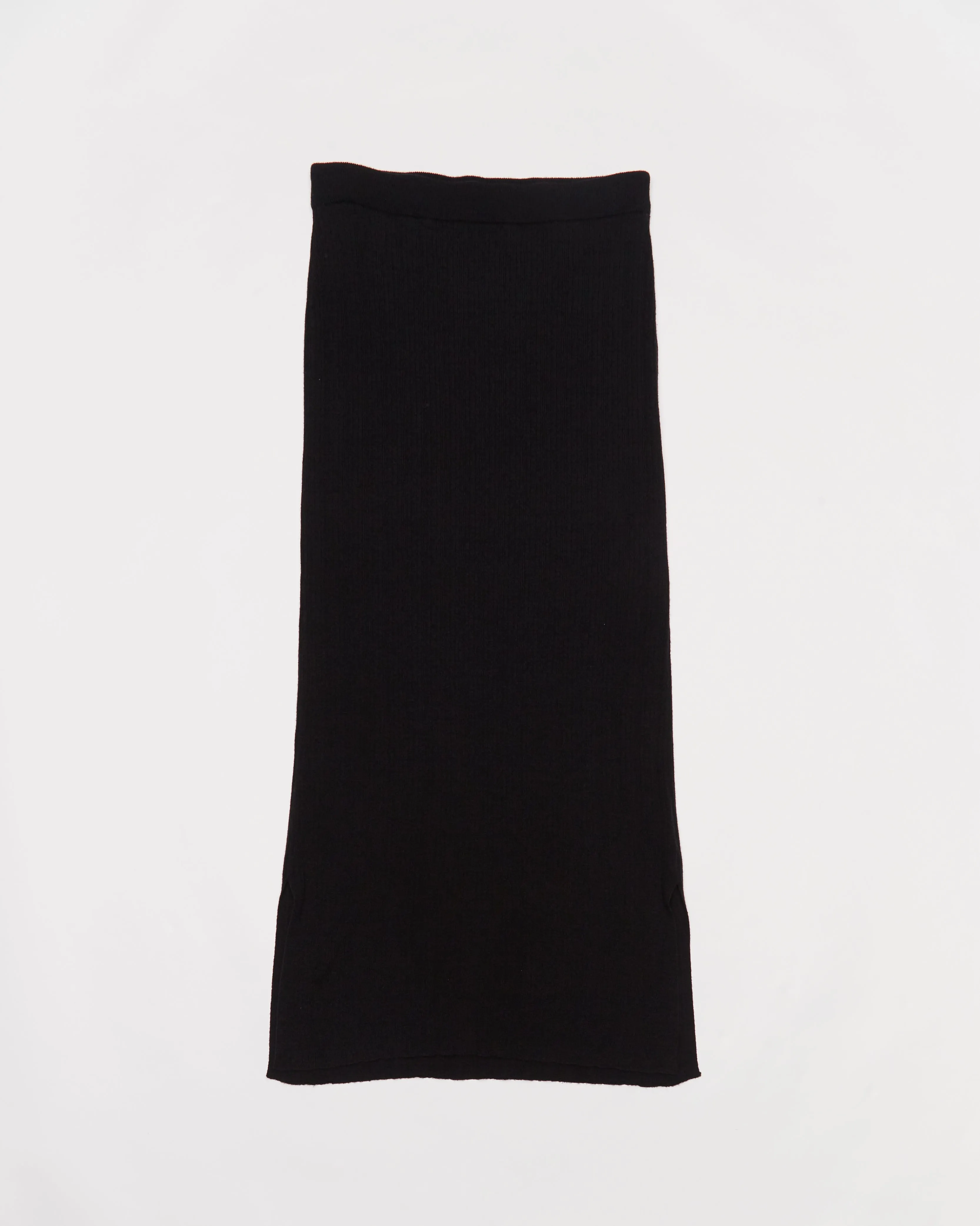 Re-Worn Womens Wool Blend Textured Skirt