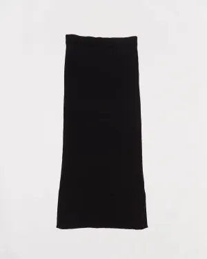 Re-Worn Womens Wool Blend Textured Skirt