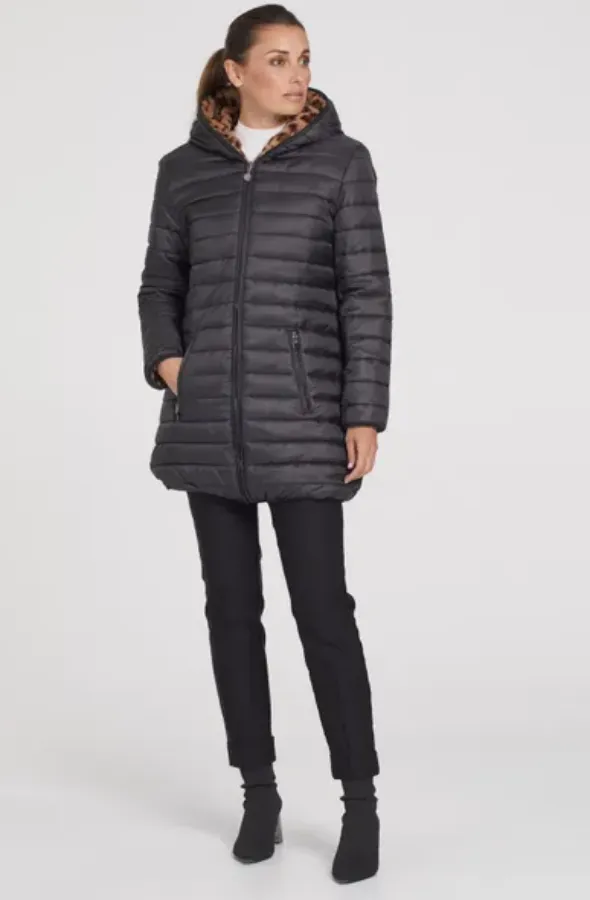 Reversible Faux Fur Puffer