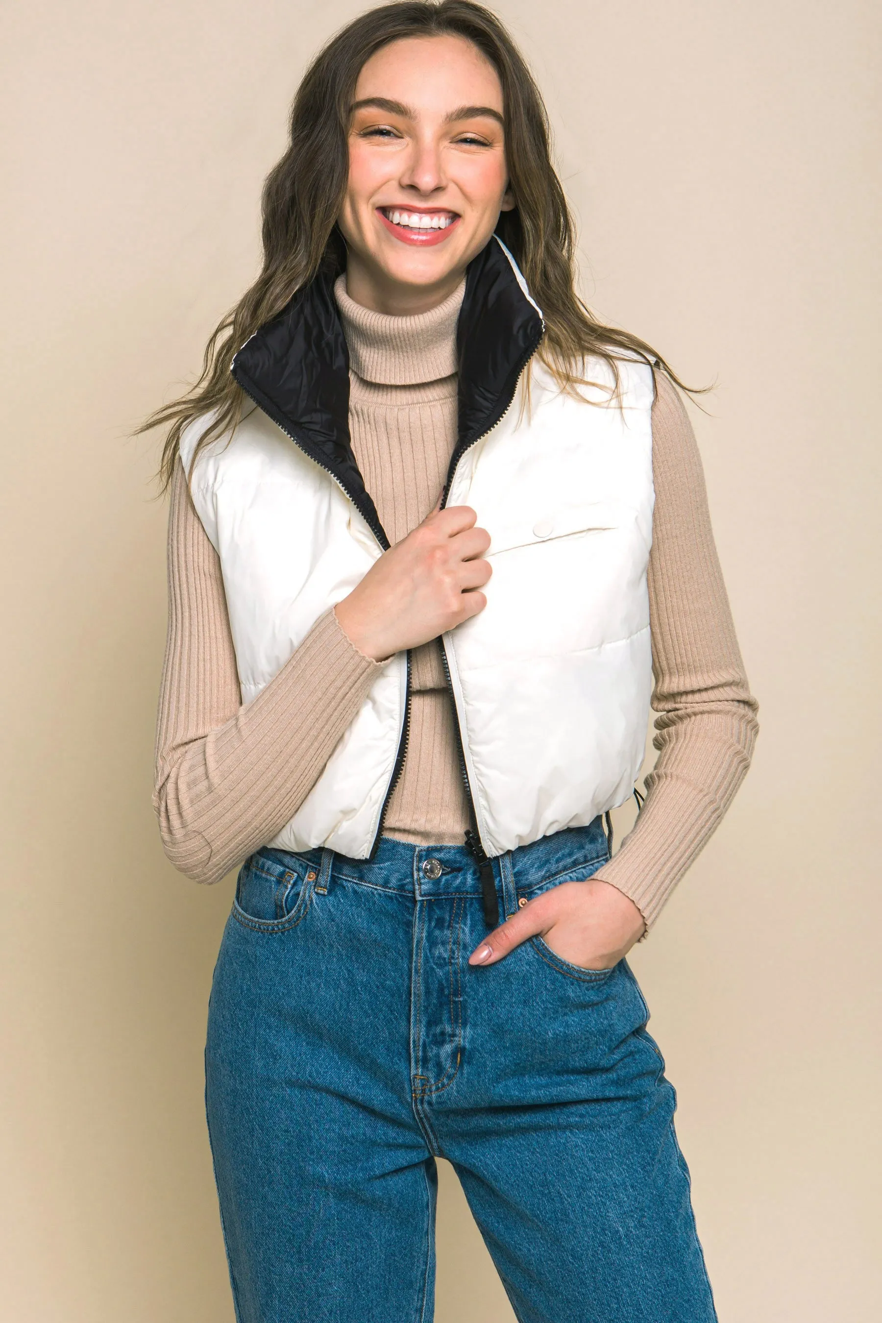 Reversible Puffer Vest