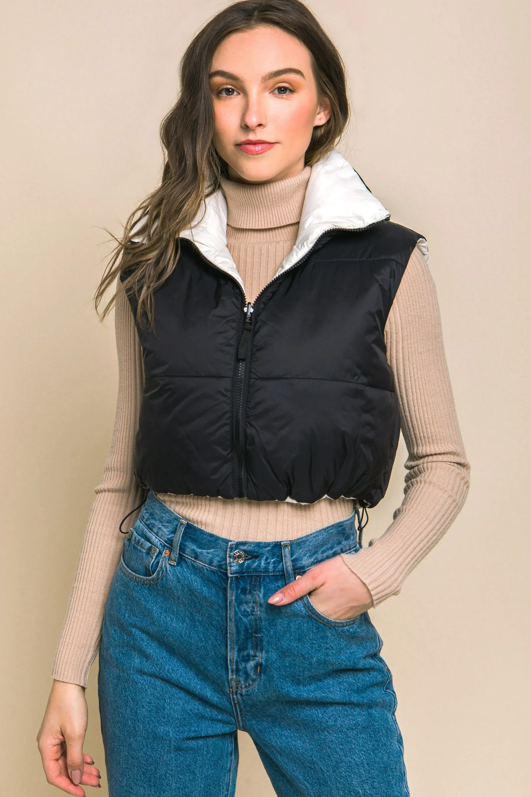Reversible Puffer Vest