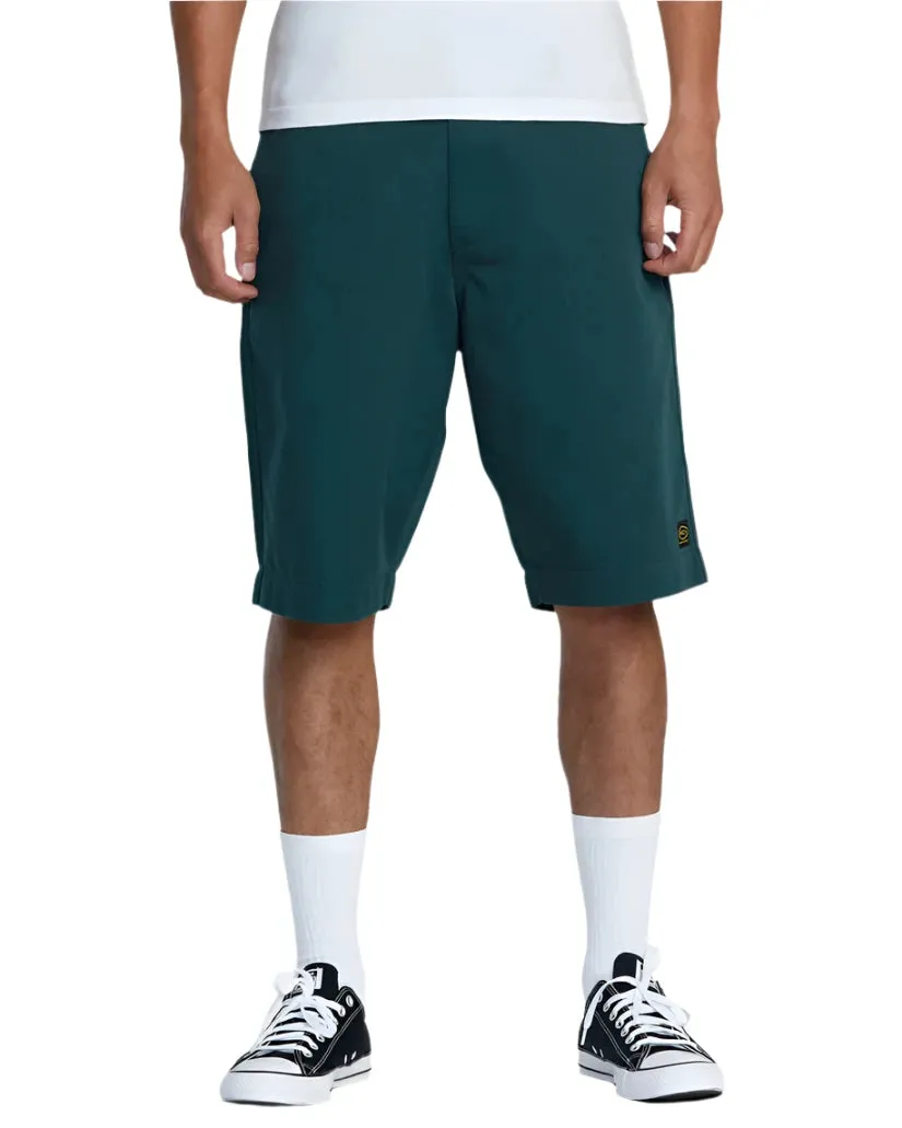 RVCA - Americana Relaxed Fit Shorts (Hunter Green)