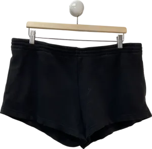 SKIMS Black Classic Relaxed-fit Cotton-jersey Shorts UK M