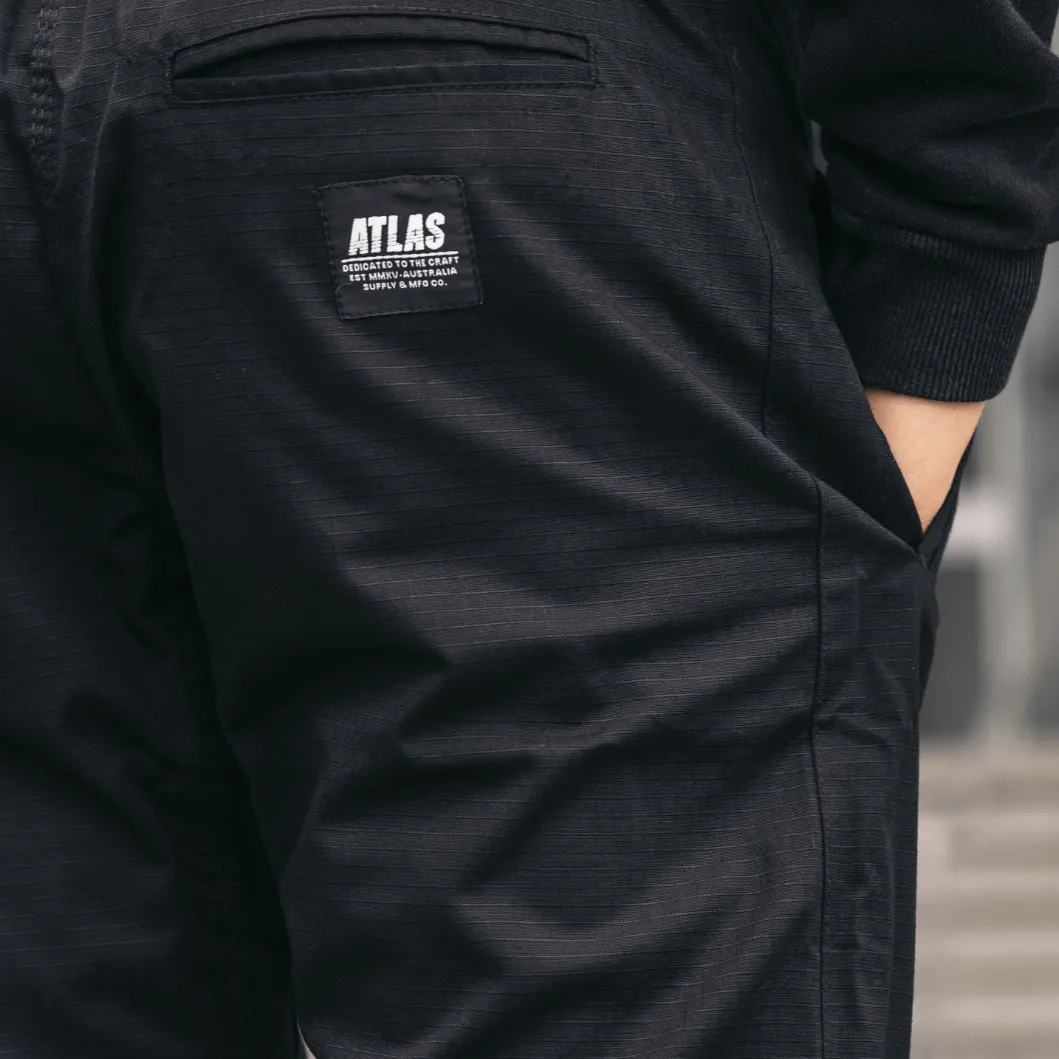 The Atlas Brand - 'Street' Ripstop Pants - Black