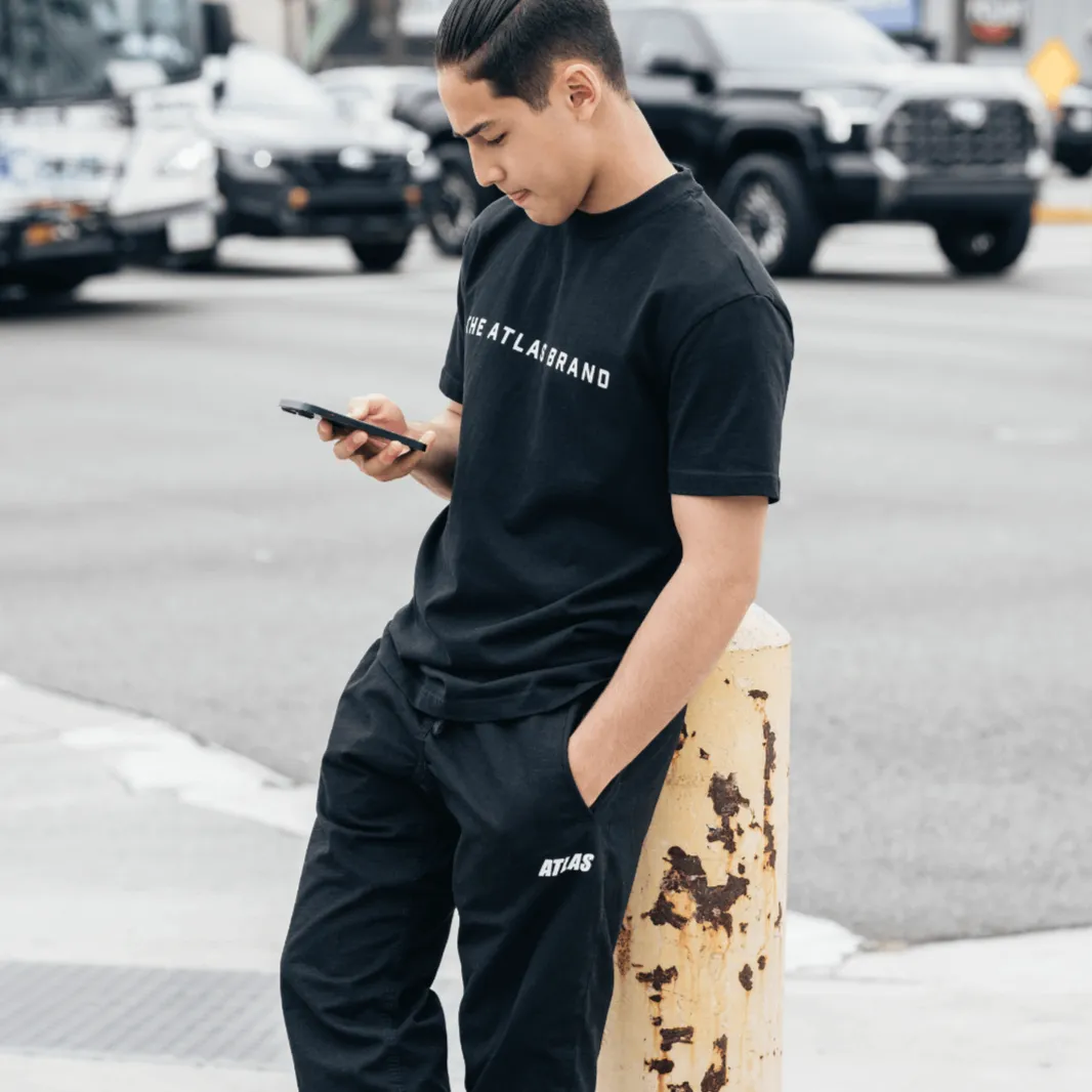 The Atlas Brand - 'Street' Ripstop Pants - Black