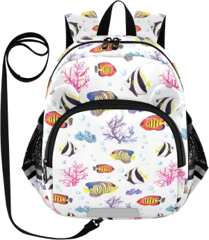 Tropical Coral Water Baubles Little Kid Toddler Backpack Baby Boys Girls Kindergarten Pre School Bags Cute Cartoon Backpacks for children