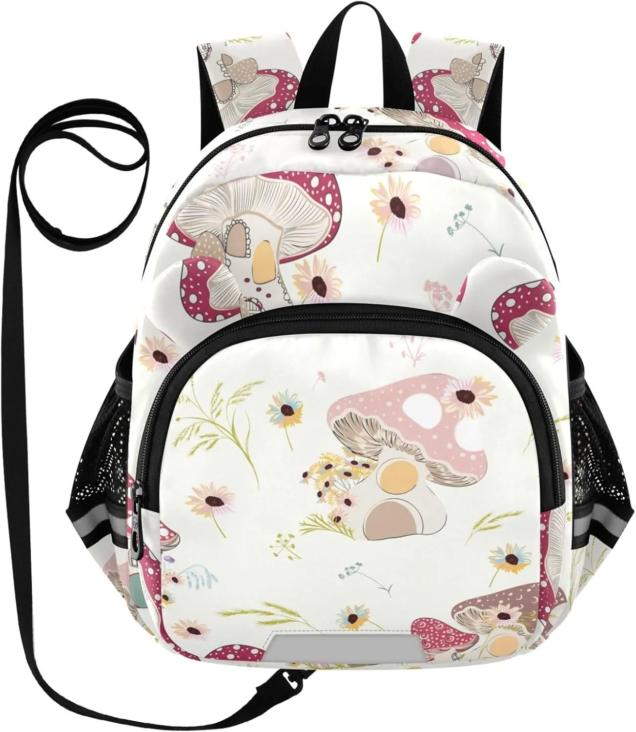 Vector Floral Mushroom Houses Little Kid Toddler Backpack Baby Boys Girls Kindergarten Pre School Bags Cute Cartoon Backpacks for children