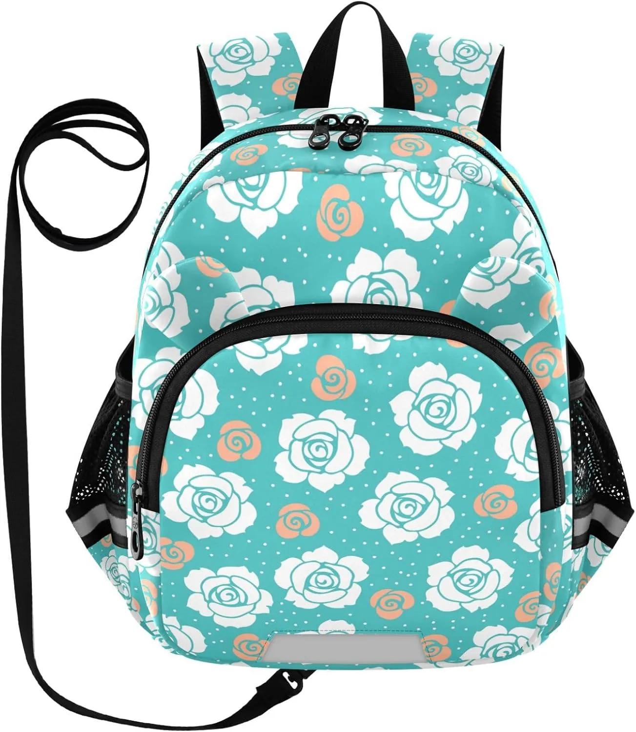 Vintage Rose Blue Little Kid Toddler Backpack Baby Boys Girls Kindergarten Pre School Bags Cute Cartoon Backpacks for children