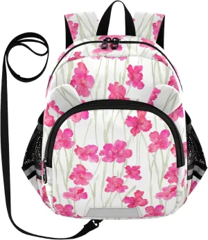 Watercolor Floral Abstract Little Kid Toddler Backpack Baby Boys Girls Kindergarten Pre School Bags Cute Cartoon Backpacks for children