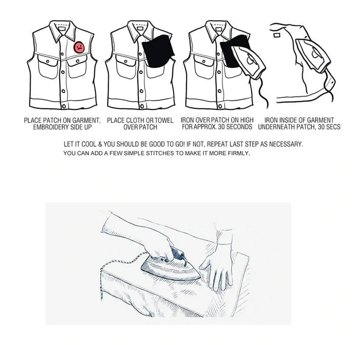 Wings Shape Fusible Patch On Clothes / Unisex Rave Outfits Accessory For Jackets and Bags
