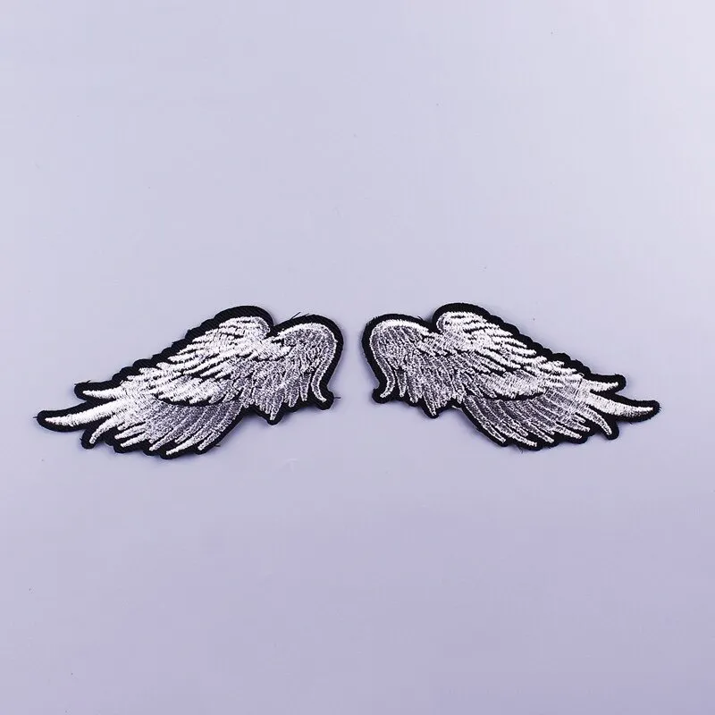 Wings Shape Fusible Patch On Clothes / Unisex Rave Outfits Accessory For Jackets and Bags
