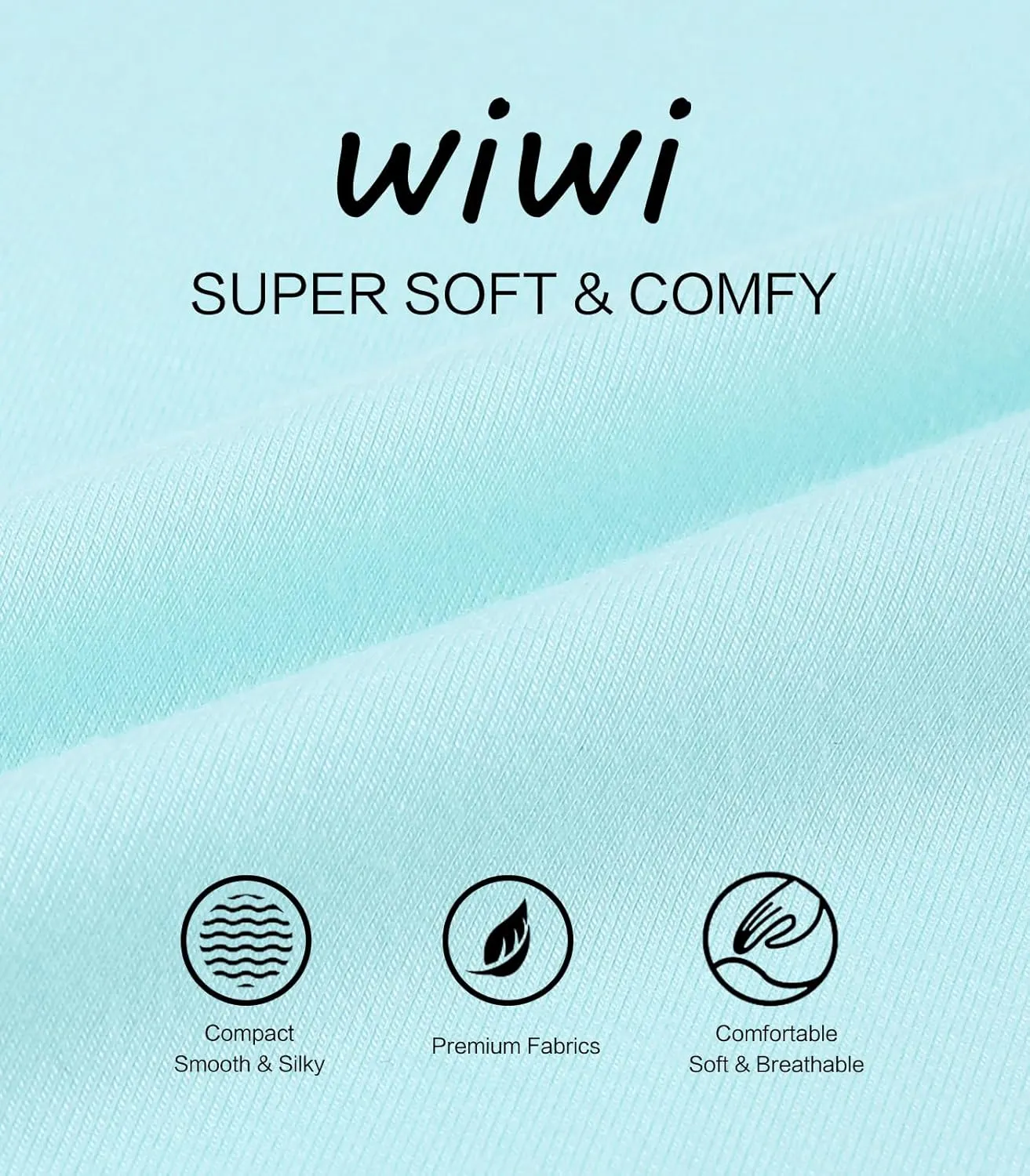 WiWi Pajamas for Women Soft Cooling Short Sleeve Sleepwear with Capri Pants Viscose from Bamboo Pjs Sets S-XXL