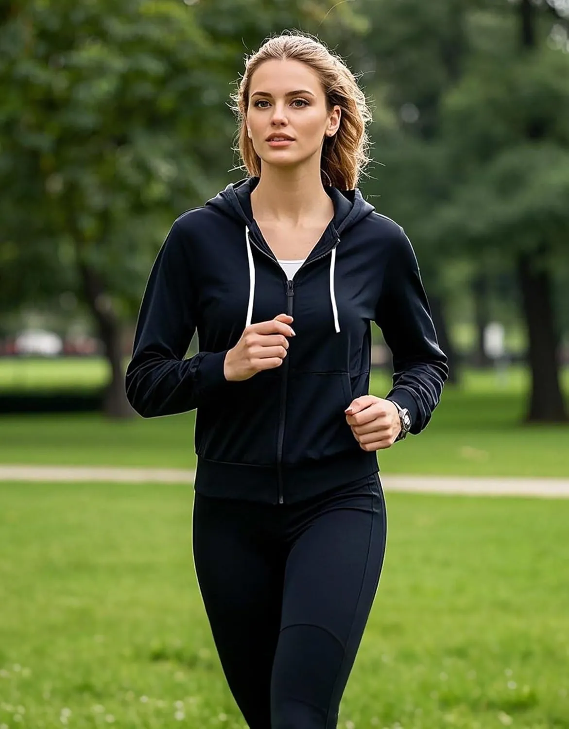 Womens Sweatsuits 2 Piece Set Zip Up Hoodie Lounge Sets Long Sleeve and Pants Tracksuit Casual Jogger Sets