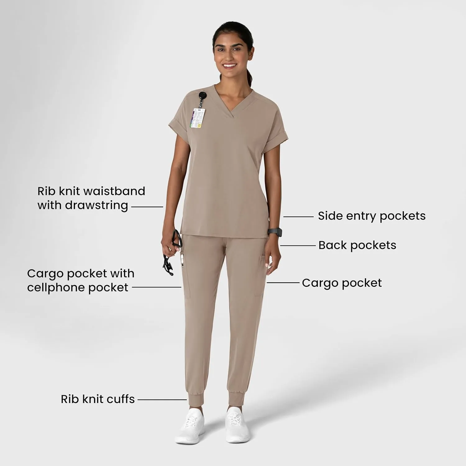 WonderWink Women's Jogger Utility Scrub Pant