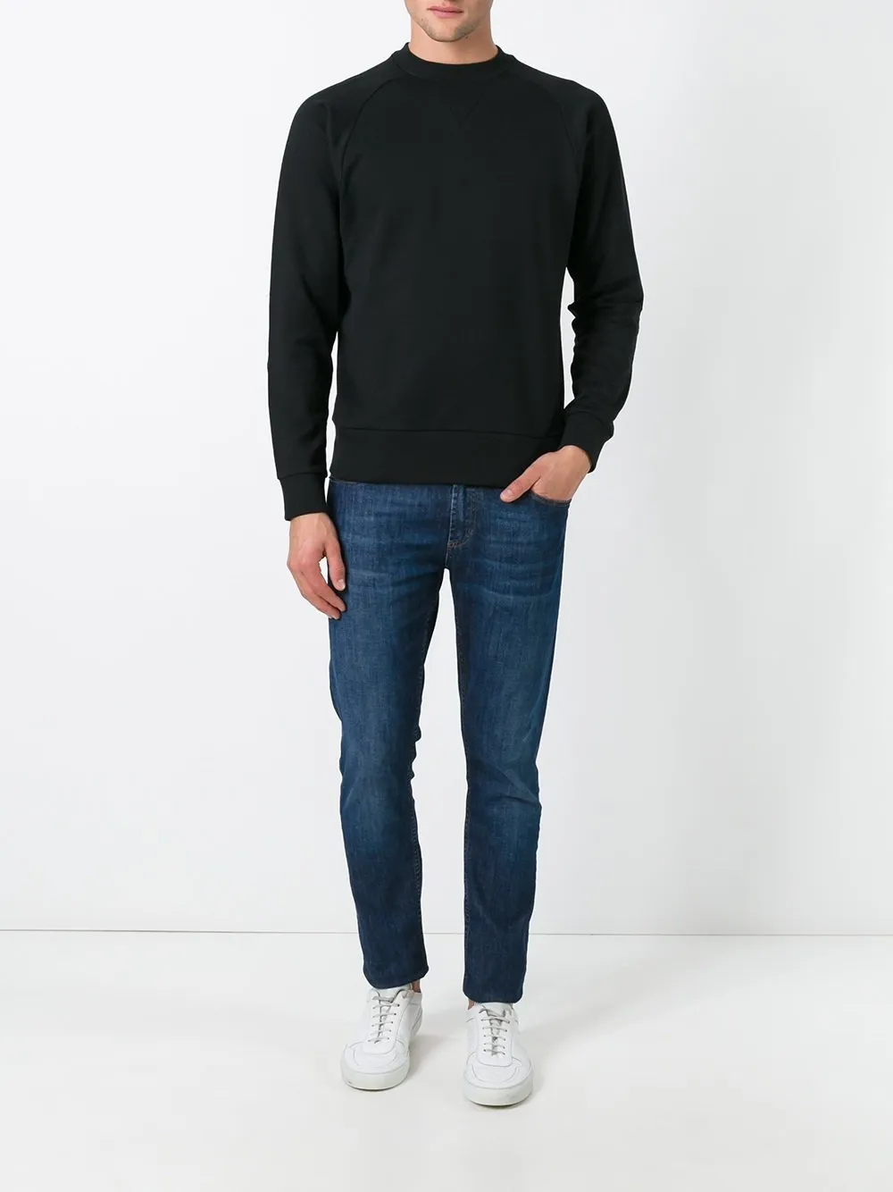 Y-3 Back Logo Classic Crewneck Sweatshirt