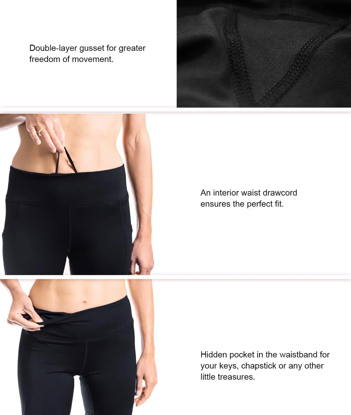 Yogipace Women's 20"/22"/24" Cropped Kick Flare Yoga Pants with Pockets Capri Length Slim Fit Lounge Pant